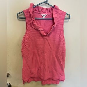 Crown Ivy Sleeveless Ruffled top